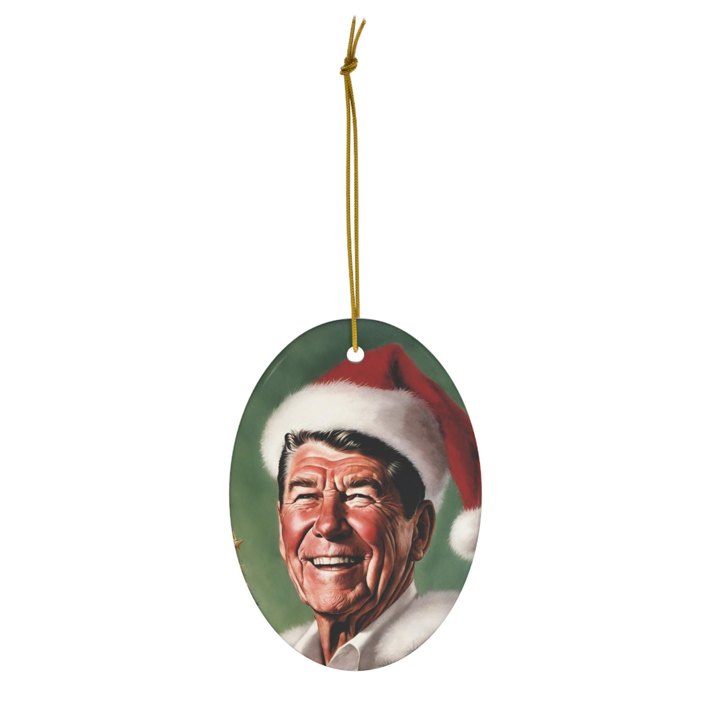 Ronald Reagan Ceramic Ornament
