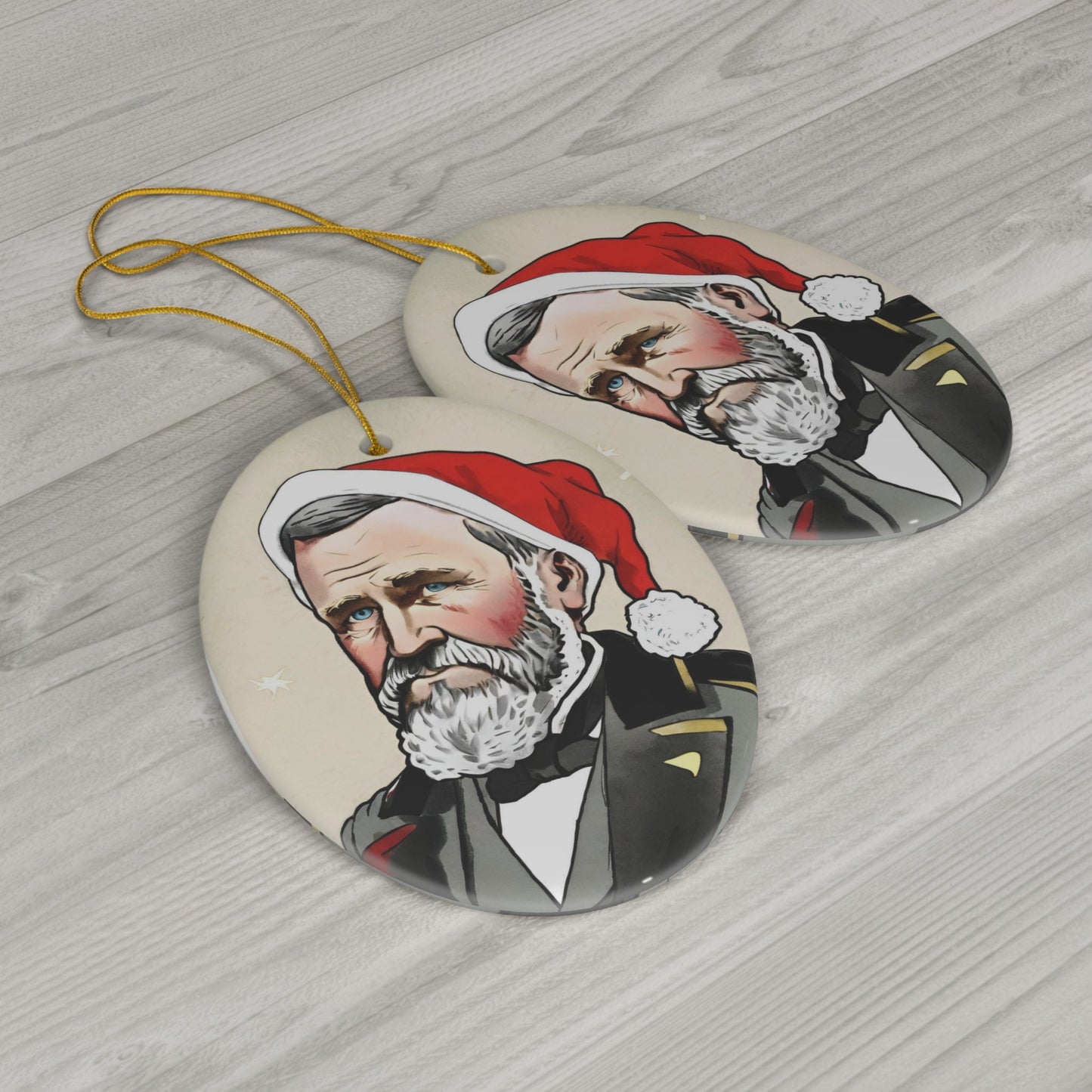 Ulysses S Grant Ceramic Ornament