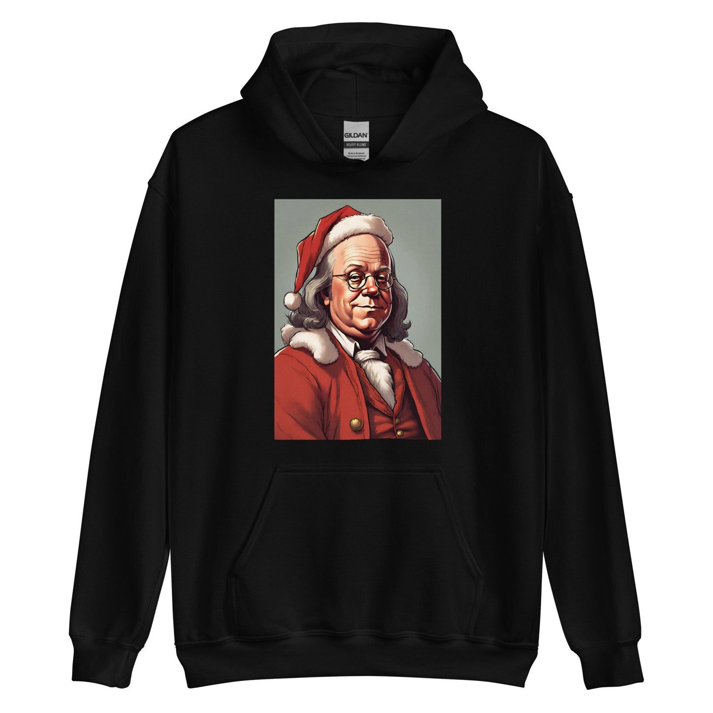Benjamin Franklin Santa Hoodie