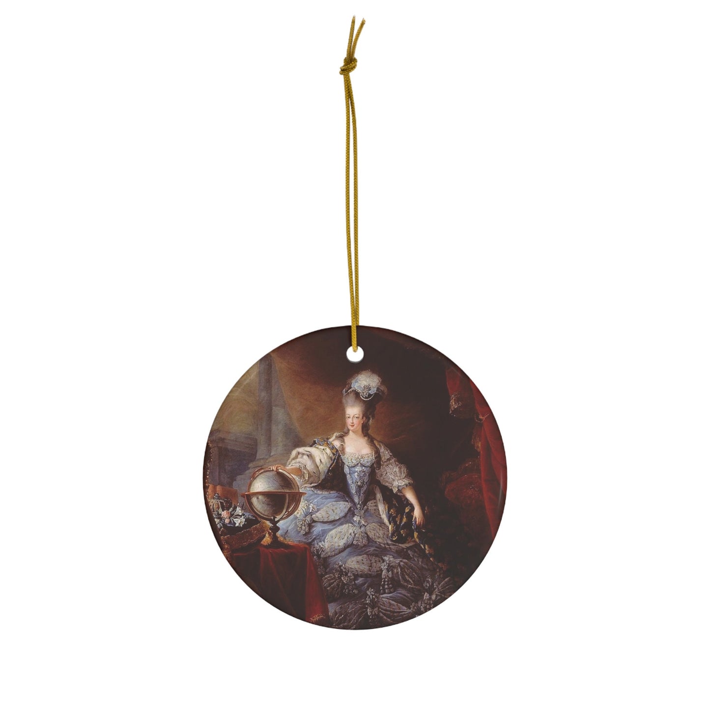 Marie Antoinette Ceramic Ornament