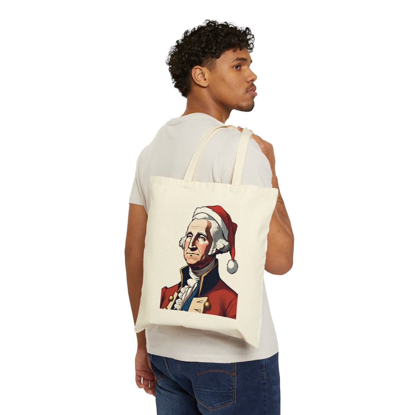 George Washington Christmas Tote Bag