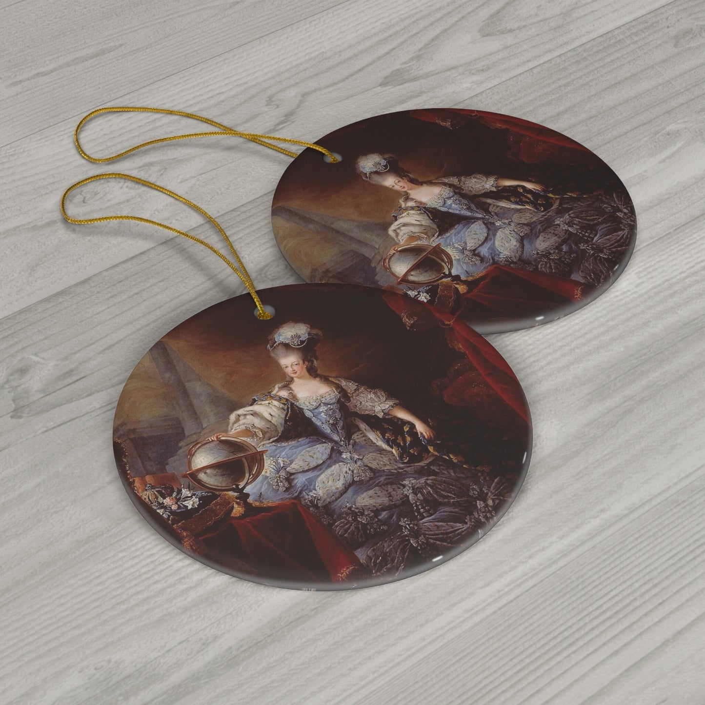 Marie Antoinette Ceramic Ornament