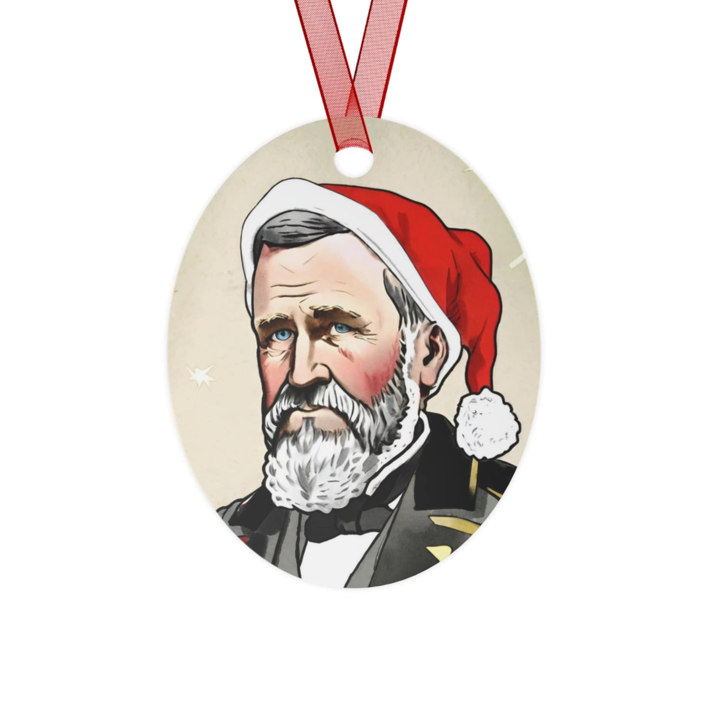 Ulysses S. Grant Metal Ornaments