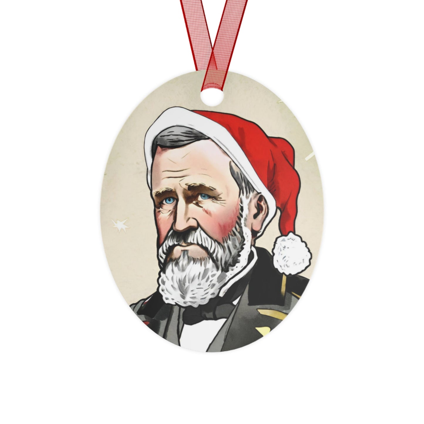Ulysses S. Grant Metal Ornaments