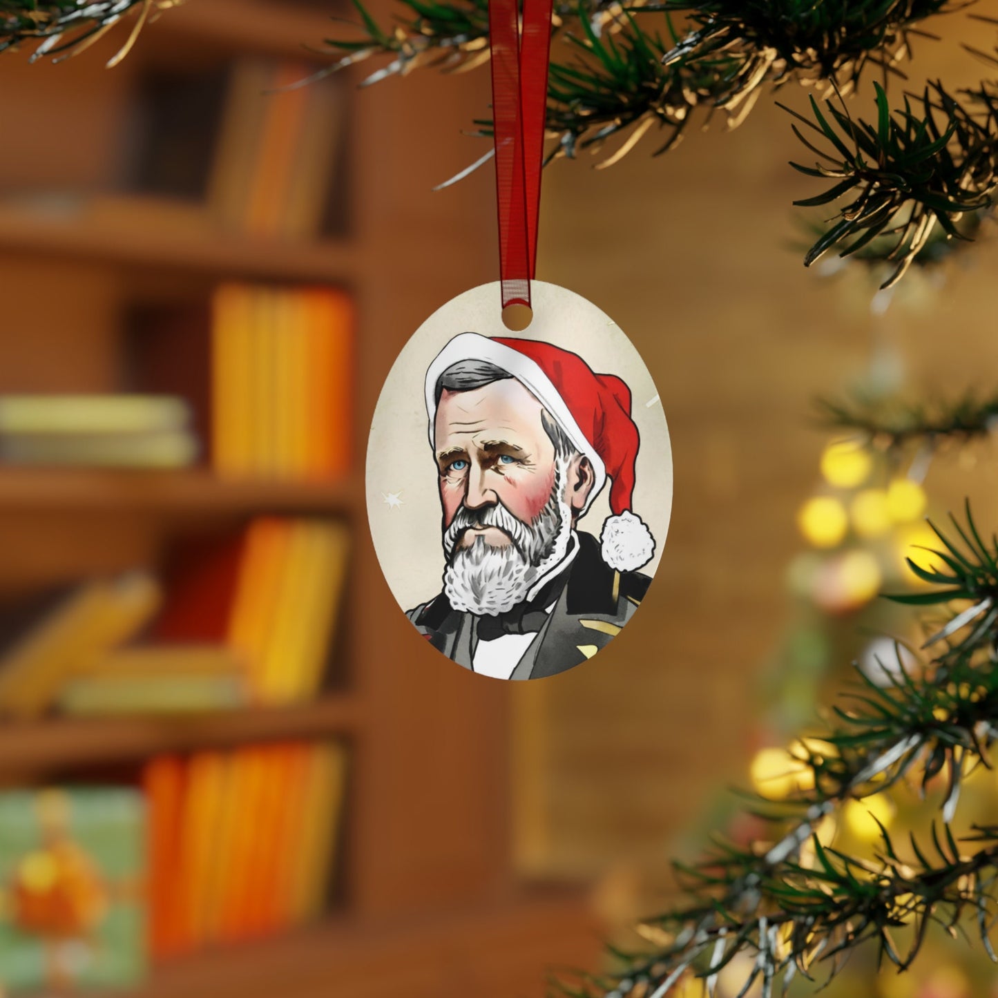 Ulysses S. Grant Metal Ornaments