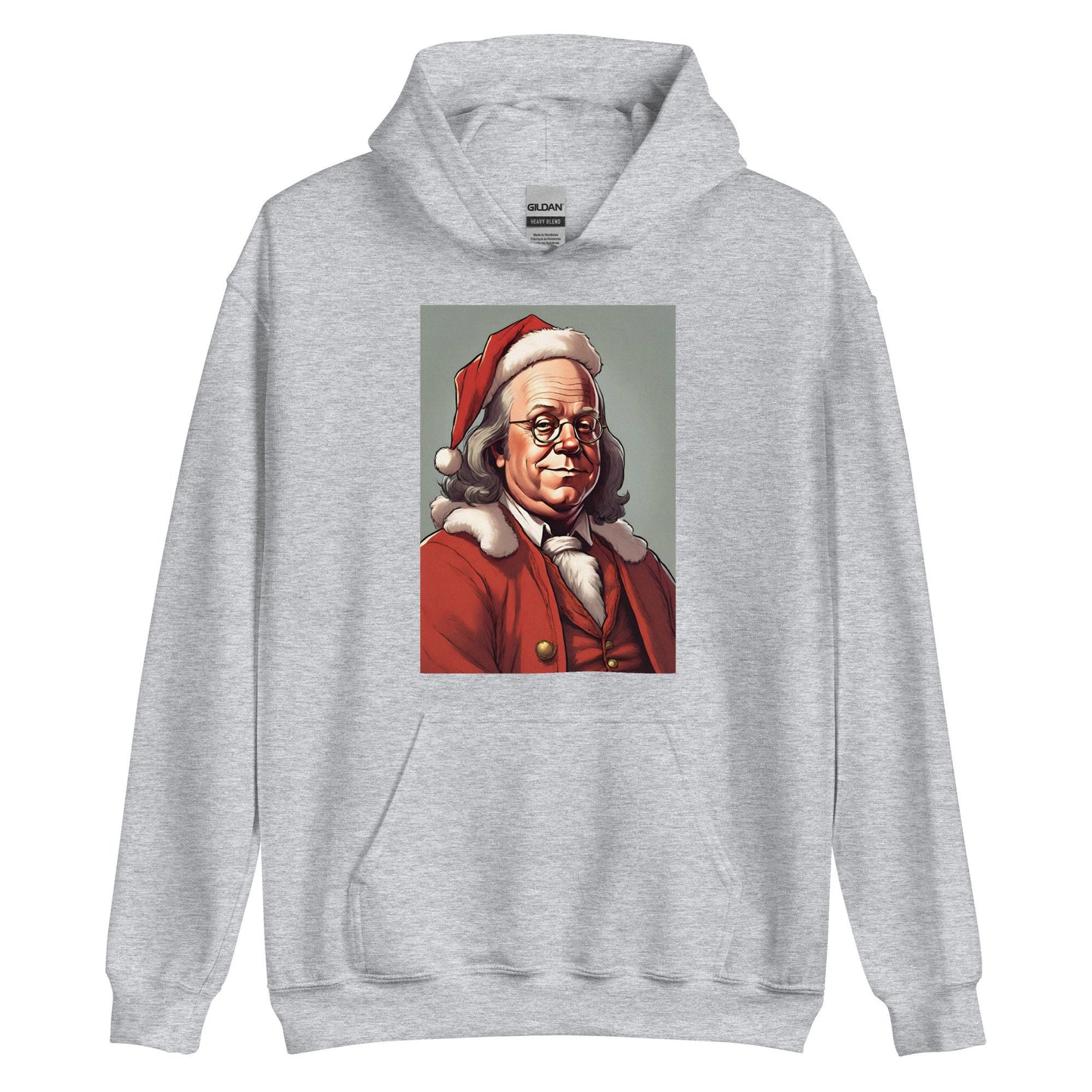 Benjamin Franklin Santa Hoodie