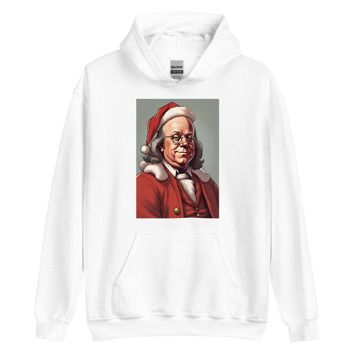 Benjamin Franklin Santa Hoodie