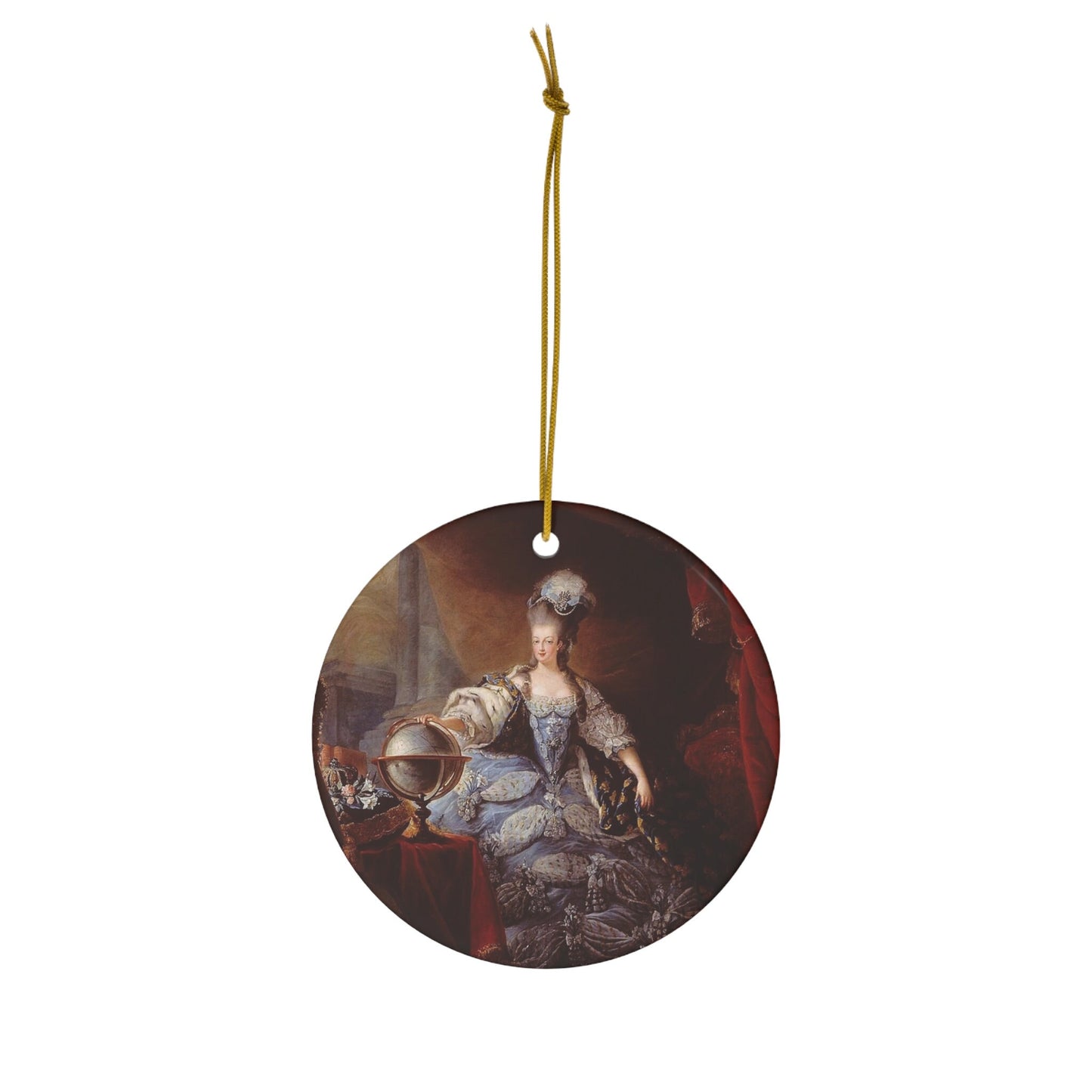 Marie Antoinette Ceramic Ornament