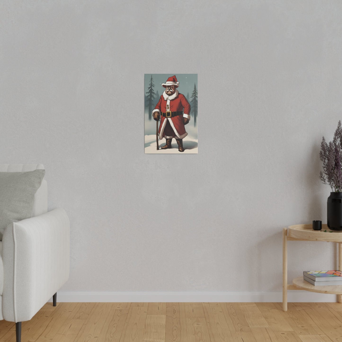 Theodore Roosevelt Christmas Matte Canvas, Stretched, 0.75"