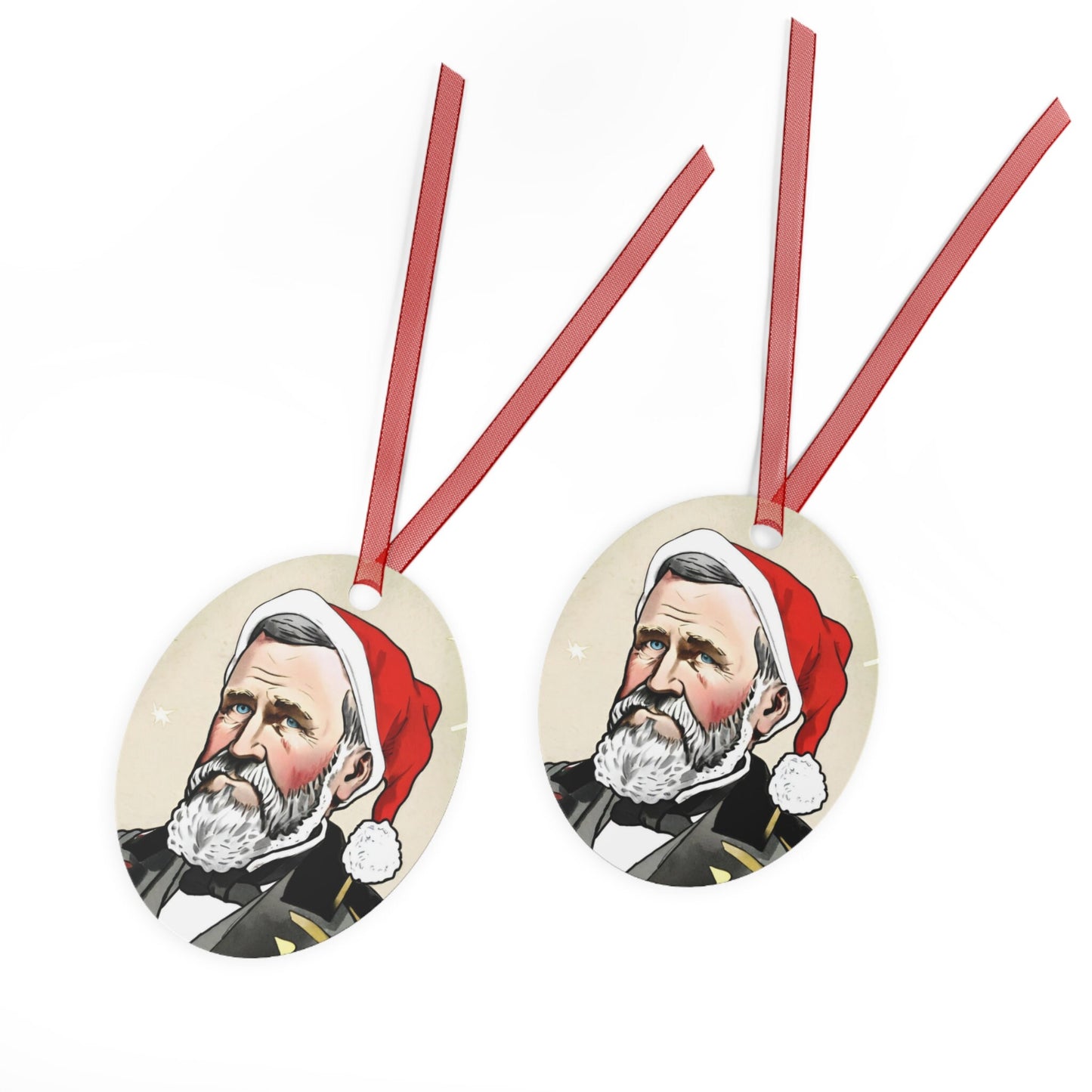Ulysses S. Grant Metal Ornaments