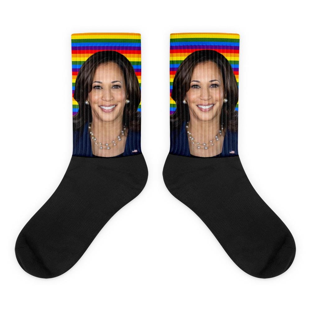Kamala Harris Pride Socks