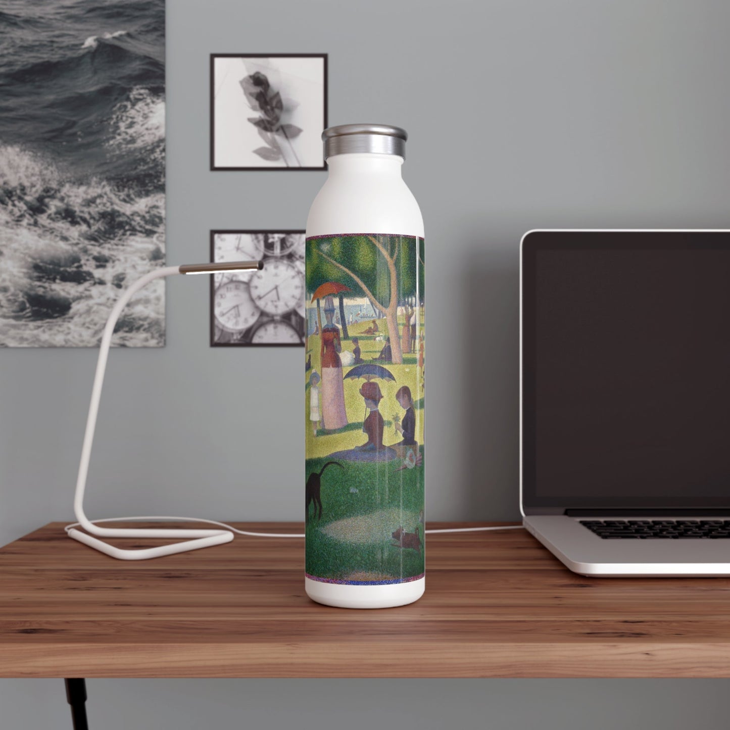 A Sunday Afternoon on the Island of La Grande Jatte Water Bottle
