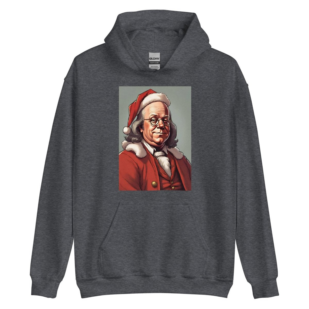 Benjamin Franklin Santa Hoodie - One Small Step History