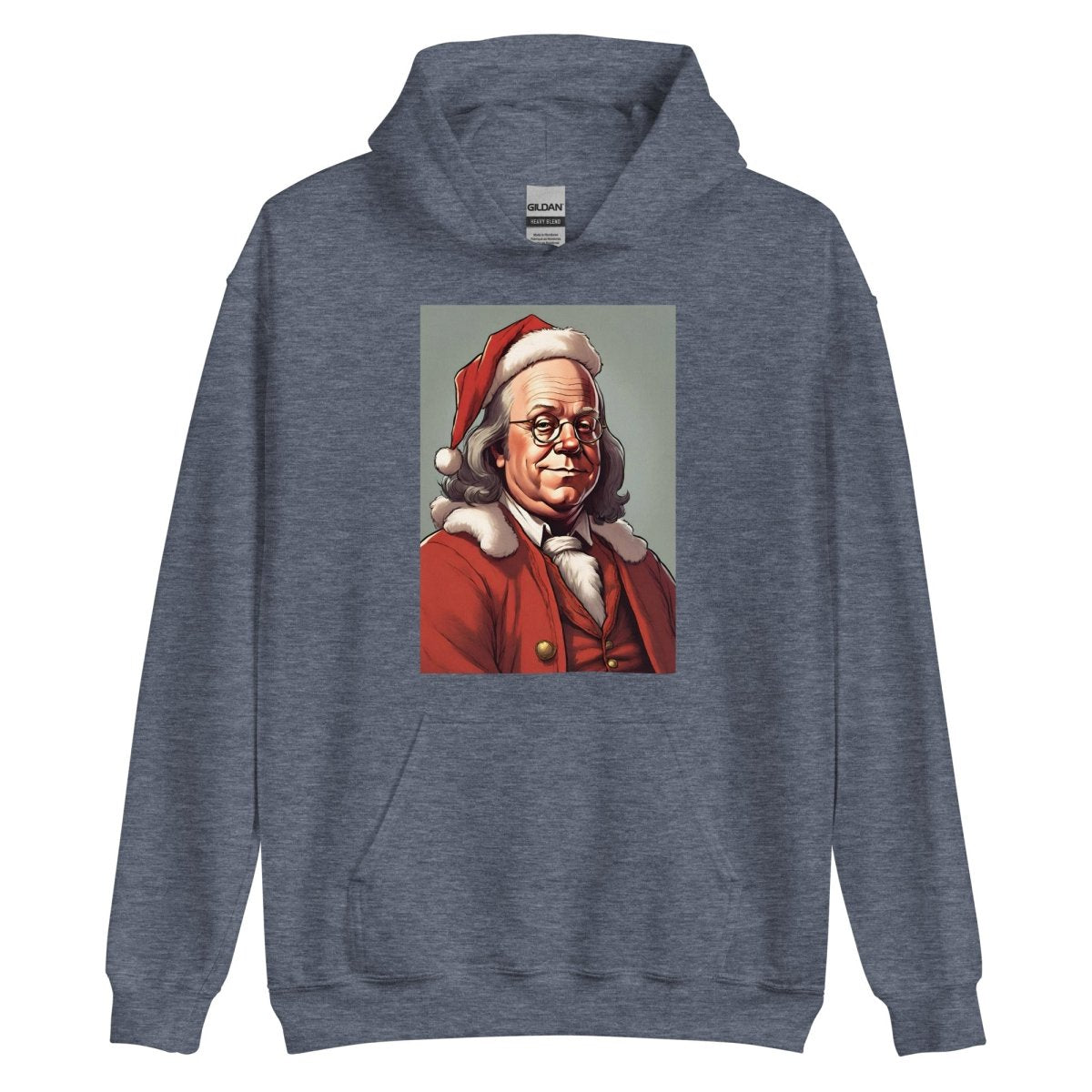 Benjamin Franklin Santa Hoodie - One Small Step History