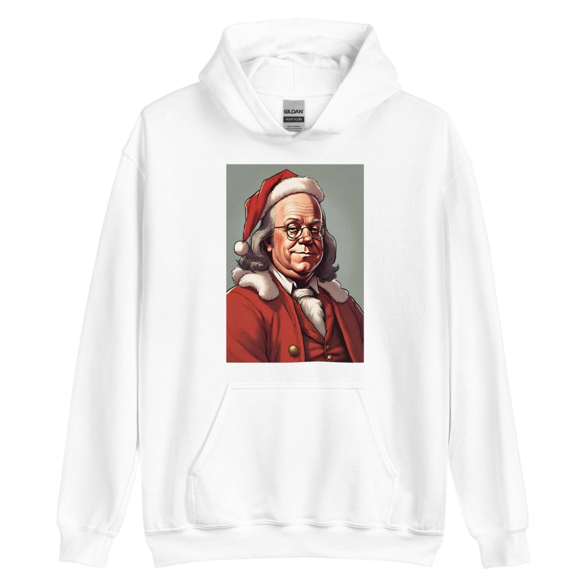 Benjamin Franklin Santa Hoodie - One Small Step History