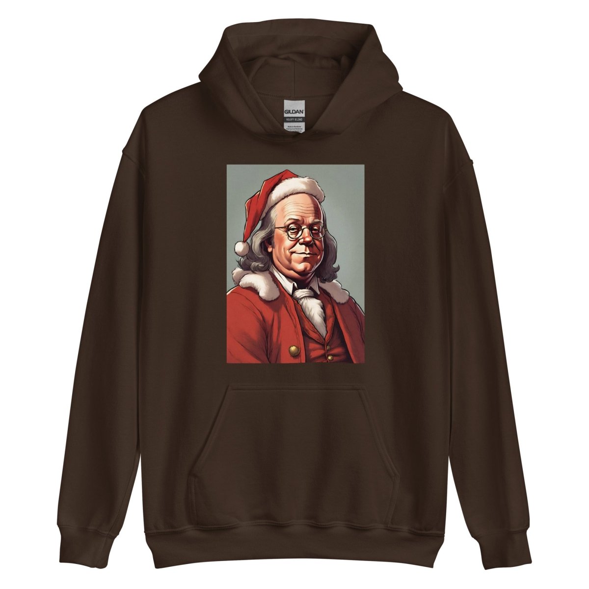 Benjamin Franklin Santa Hoodie - One Small Step History