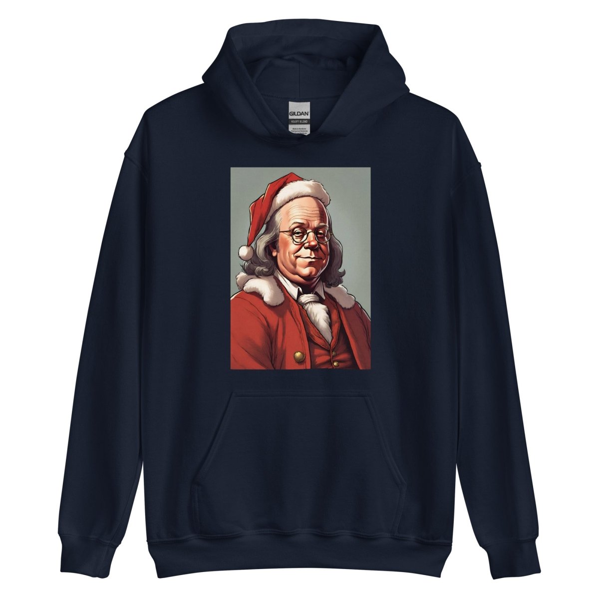 Benjamin Franklin Santa Hoodie - One Small Step History