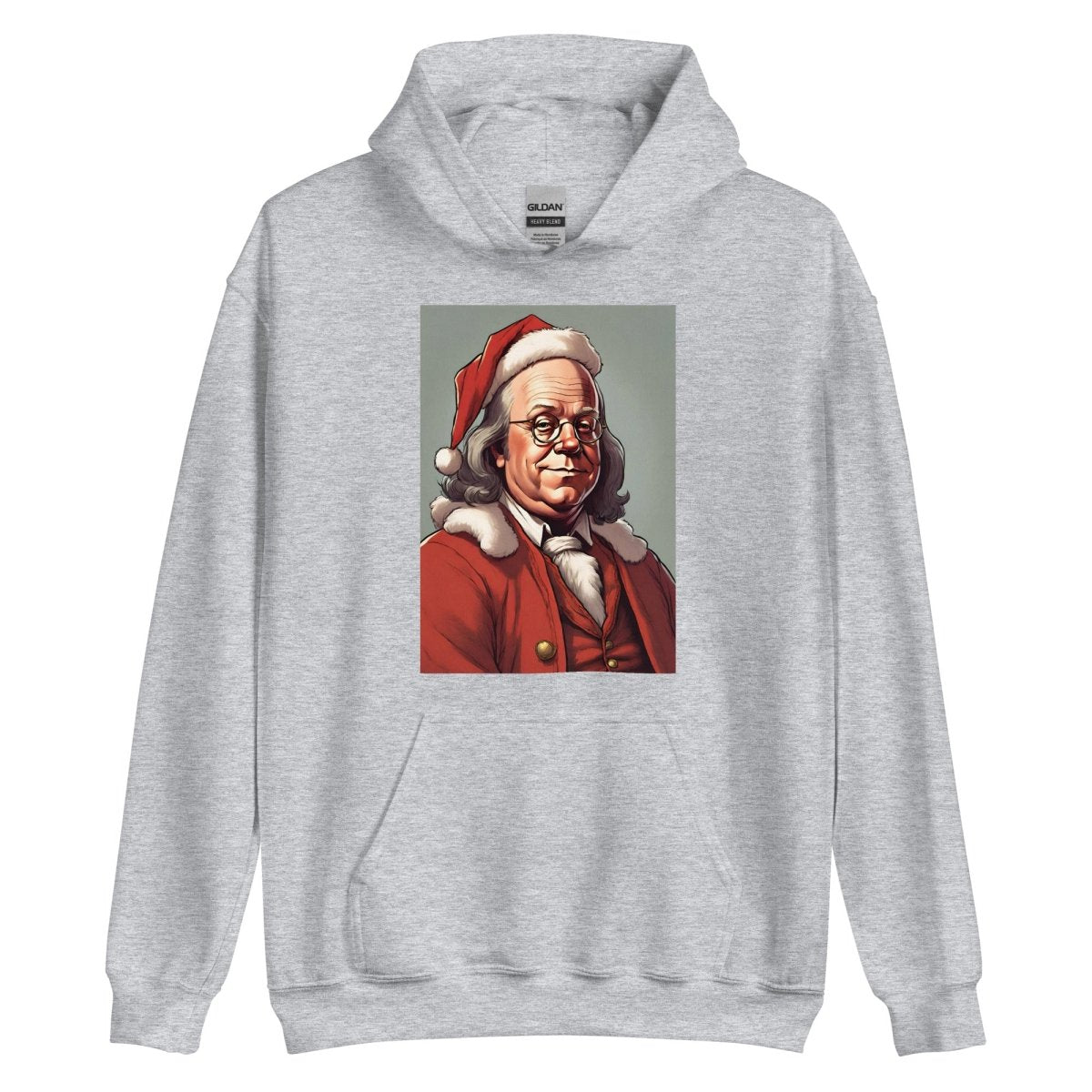 Benjamin Franklin Santa Hoodie - One Small Step History
