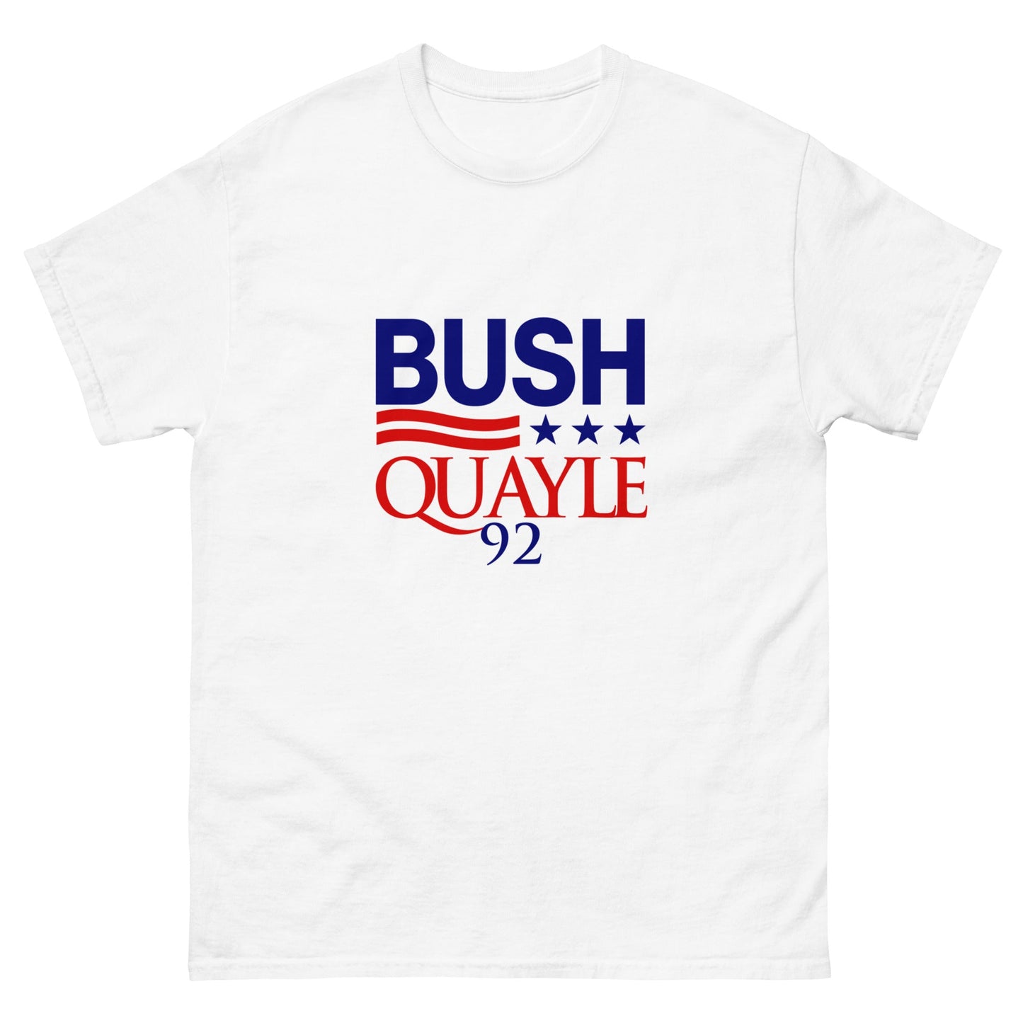 Bush Quayle in '92 tee - One Small Step History