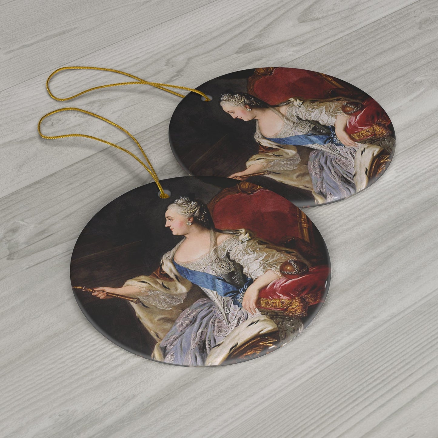 Ceramic Ornament, 1-Pack - One Small Step History