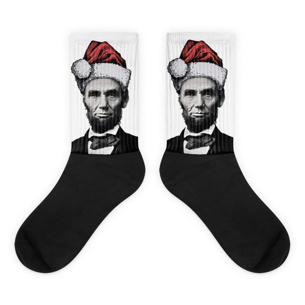 Christmas Abe Lincoln Socks