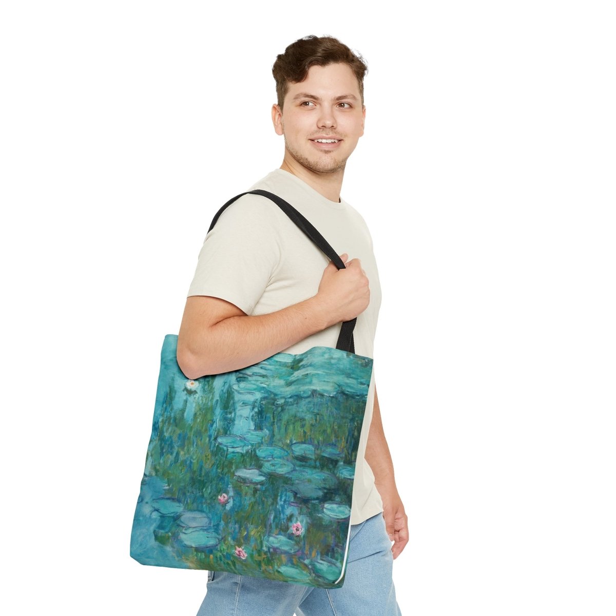 Claude Monet Water Lillies Tote Bag - One Small Step History