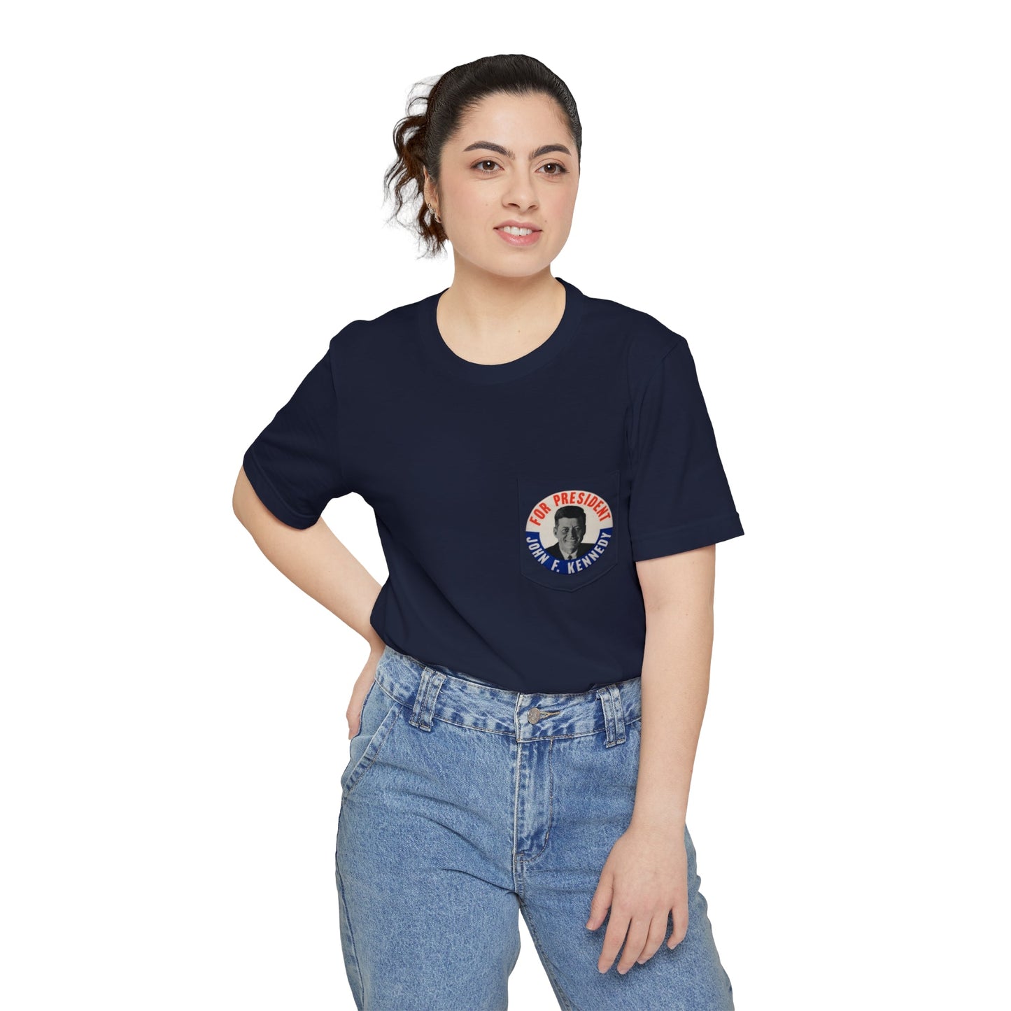 Copy of Copy of Unisex Pocket Tee - One Small Step History