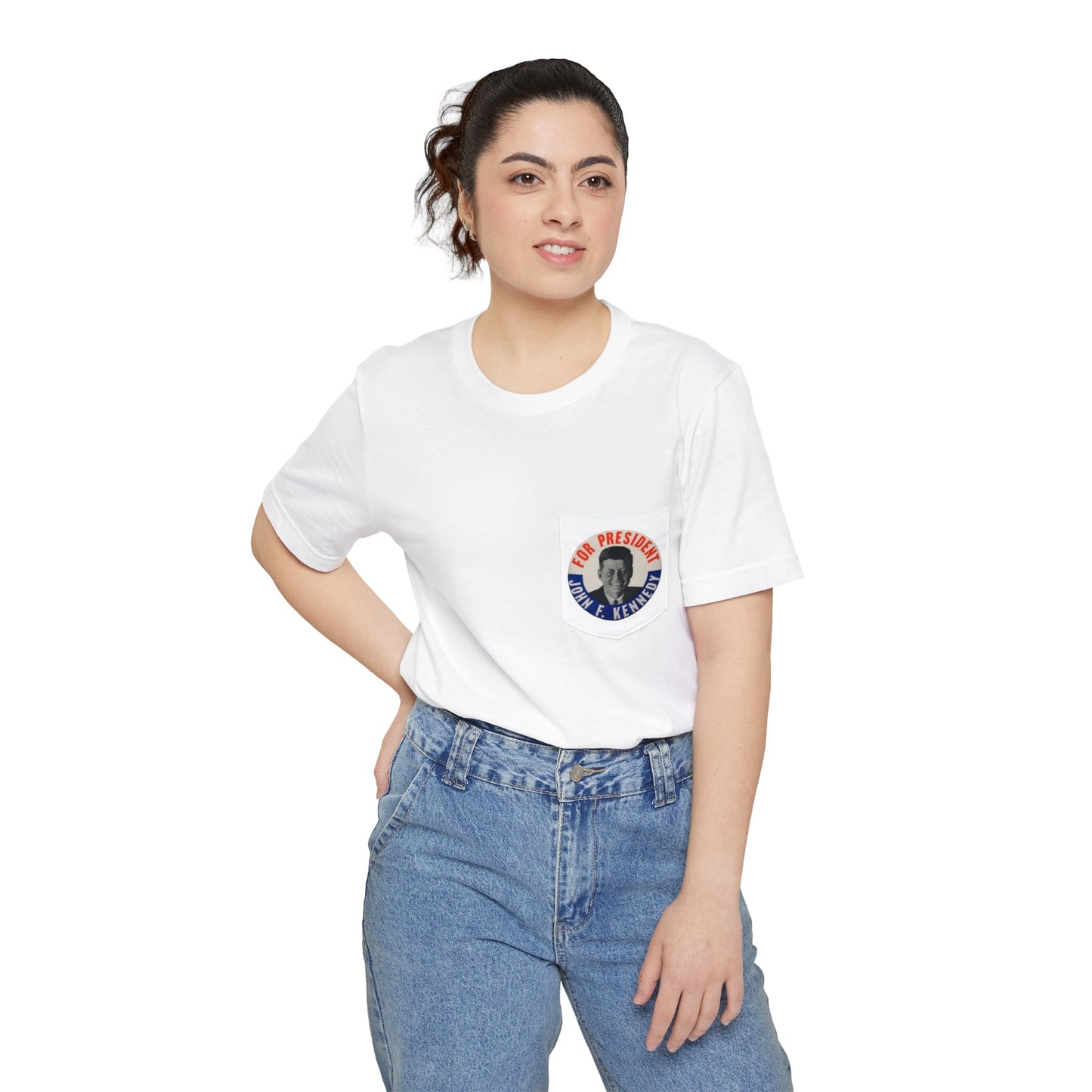 Copy of Copy of Unisex Pocket Tee - One Small Step History