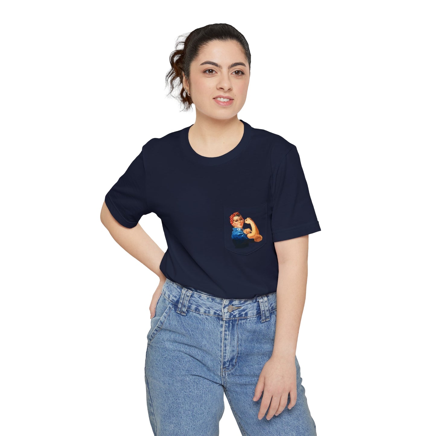 Copy of Unisex Pocket Tee - One Small Step History