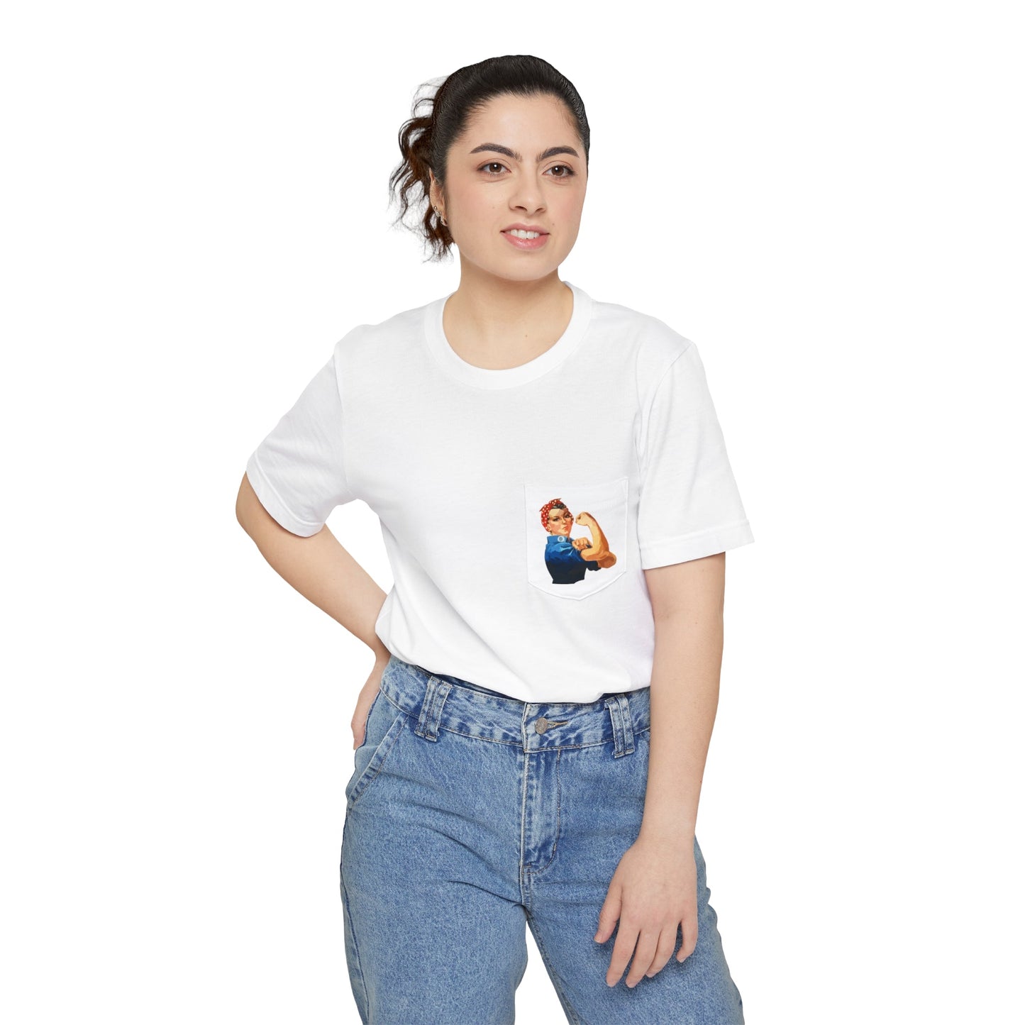 Copy of Unisex Pocket Tee - One Small Step History