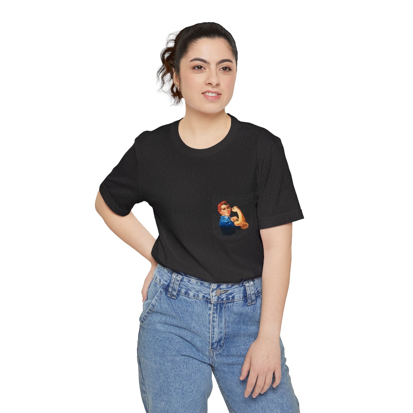 Copy of Unisex Pocket Tee - One Small Step History