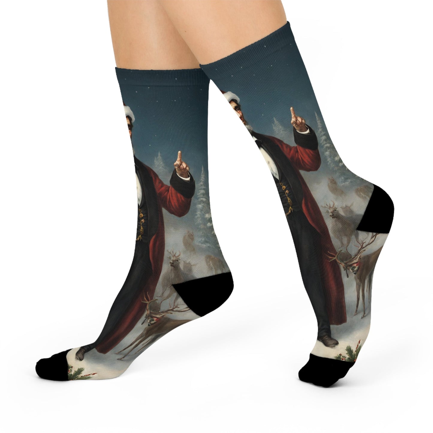 Cushioned Crew Socks - One Small Step History
