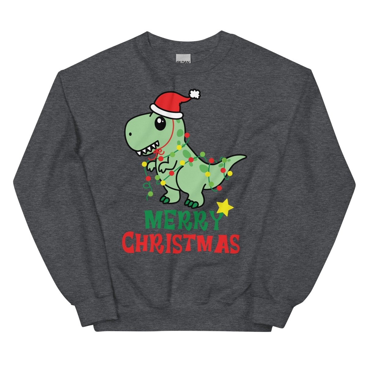 Dinosaur Christmas Sweatshirt - One Small Step History