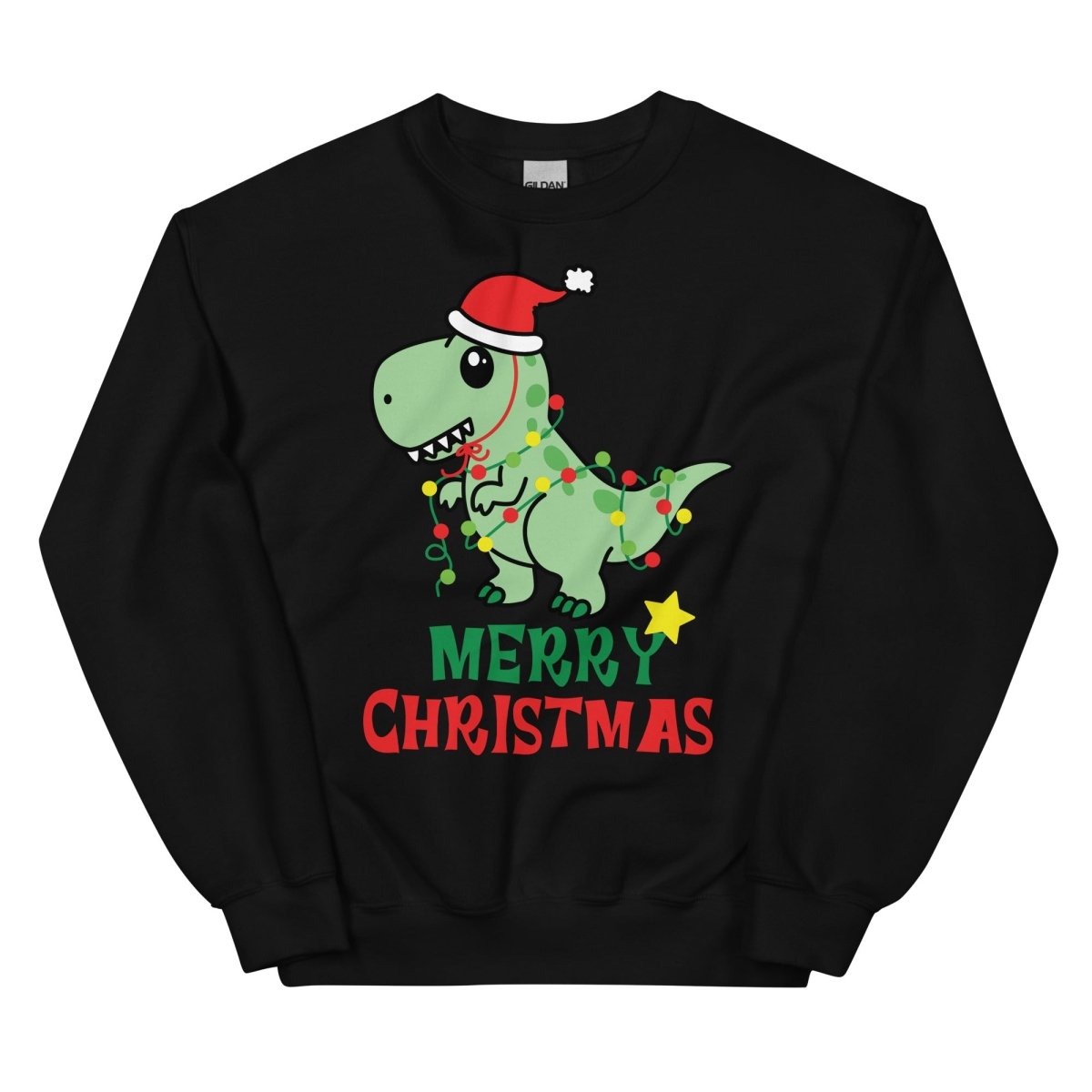Dinosaur Christmas Sweatshirt - One Small Step History