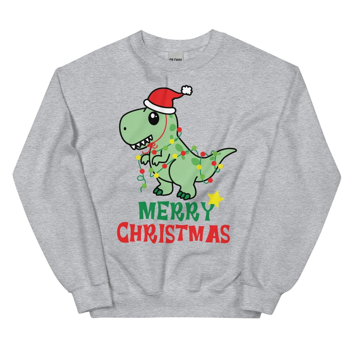 Dinosaur Christmas Sweatshirt - One Small Step History
