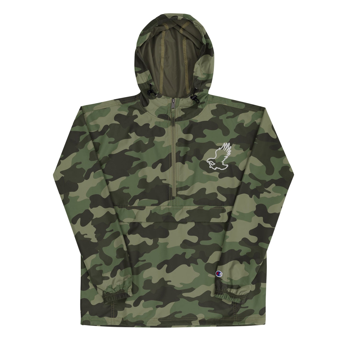 Eagle Embroidered Champion Packable Jacket - One Small Step History