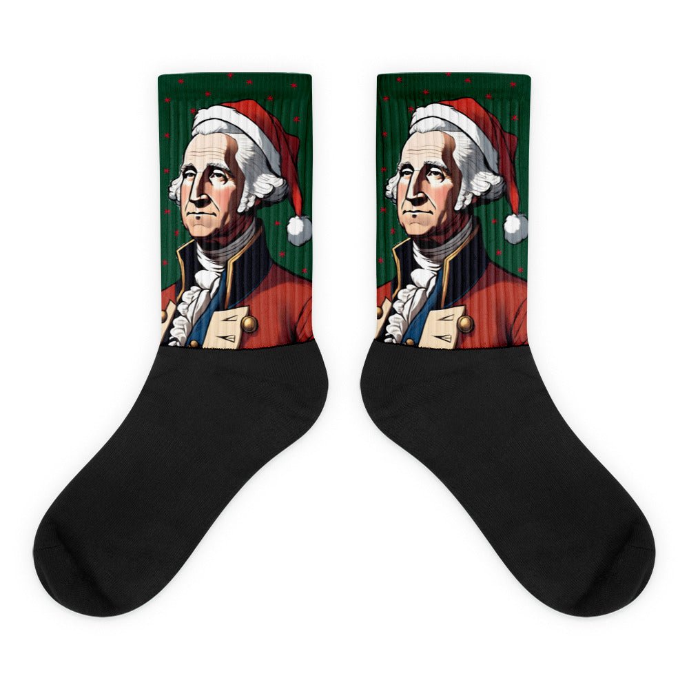 George Washington Santa Socks - One Small Step History