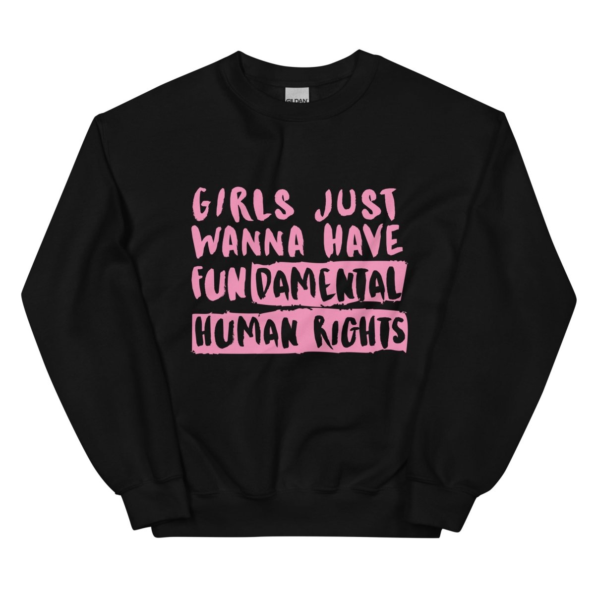 Girls Just Want to Have FUNdamental Rights Sweatshirt - One Small Step History