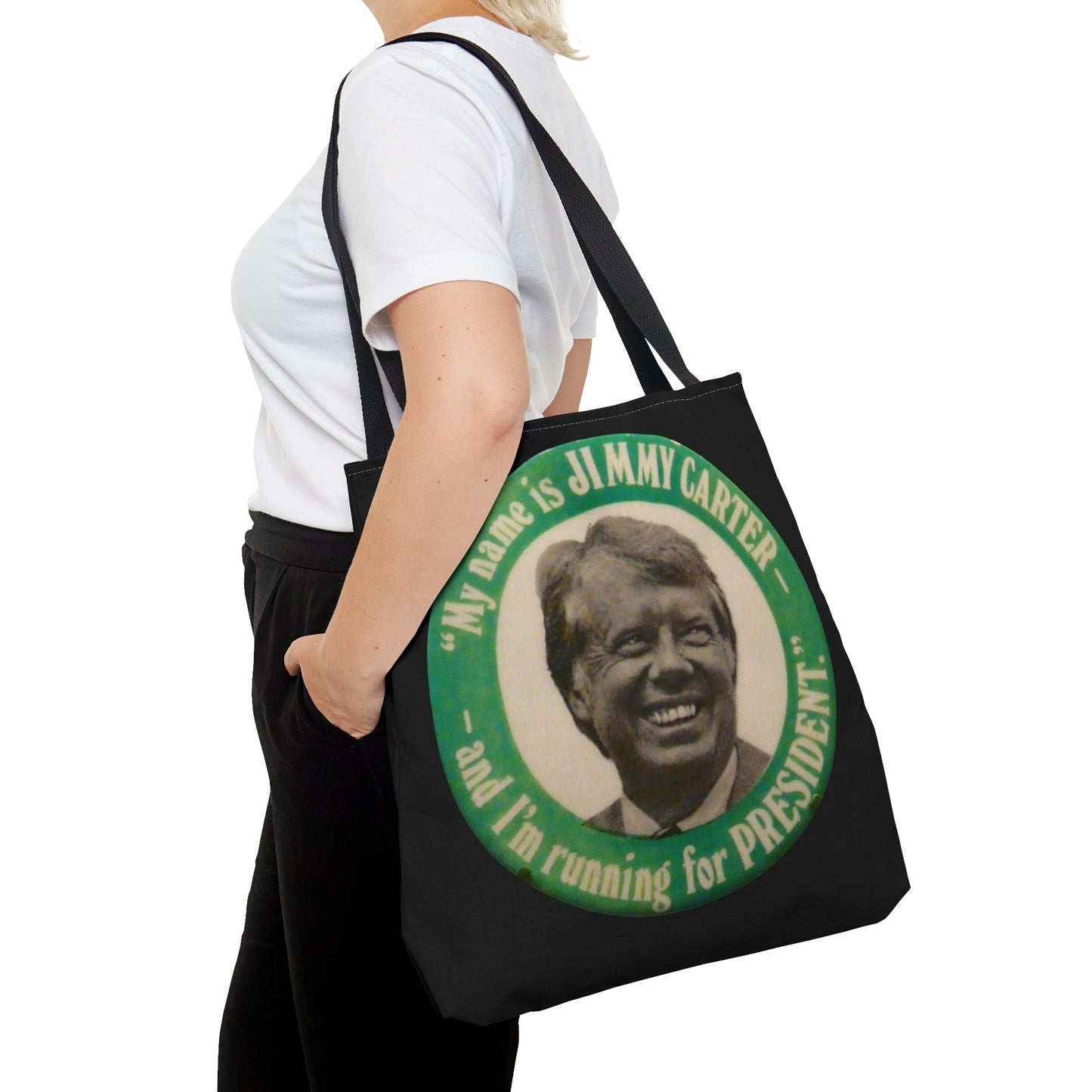 Jimmy Carter 1976 Campaign Tote Bag - One Small Step History
