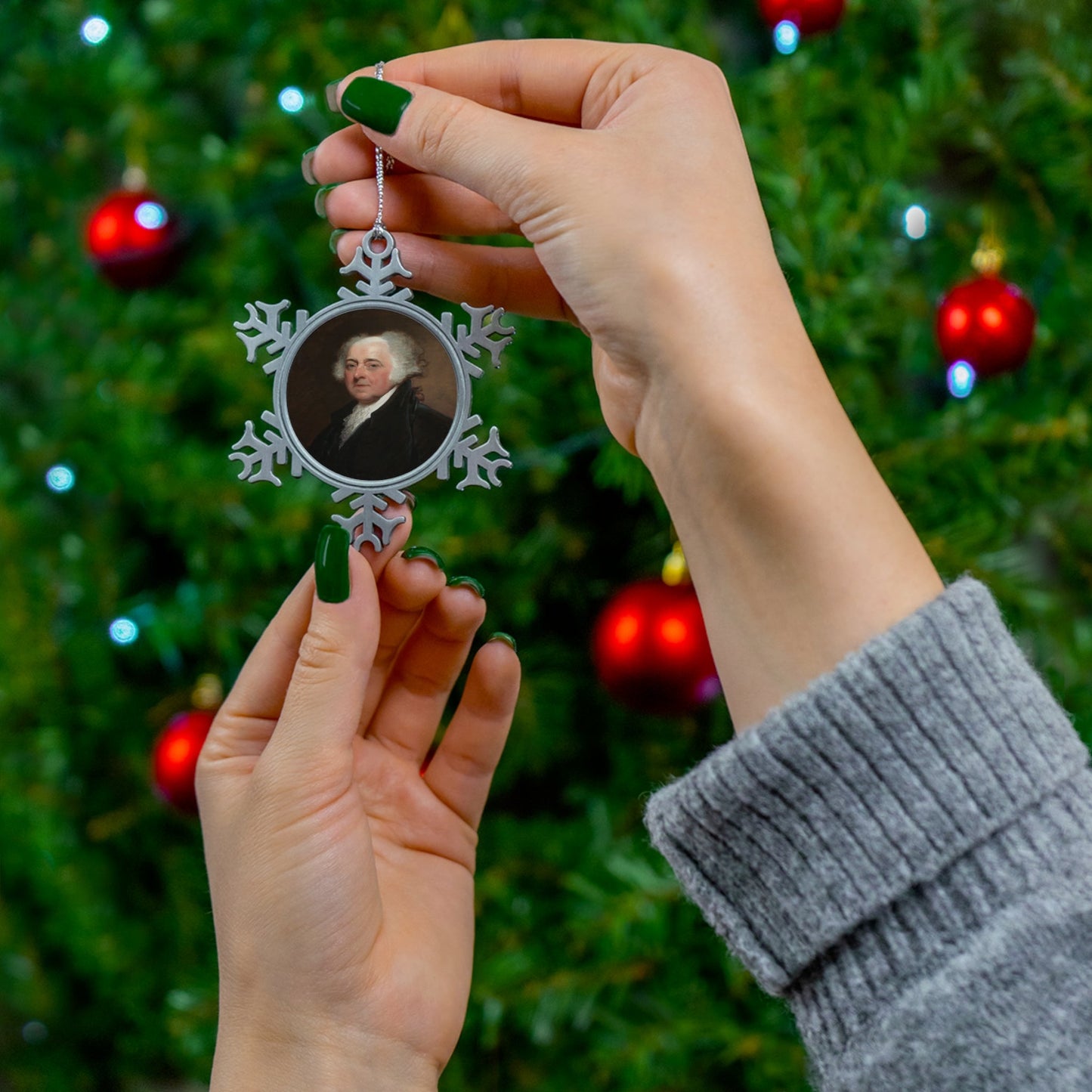 John Adams Snowflake Ornament
