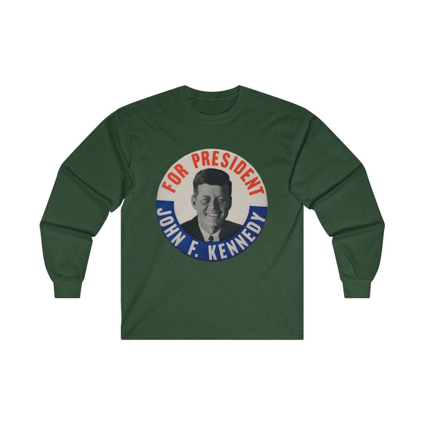 John F. Kennedy For President Long Sleeve Tee - One Small Step History