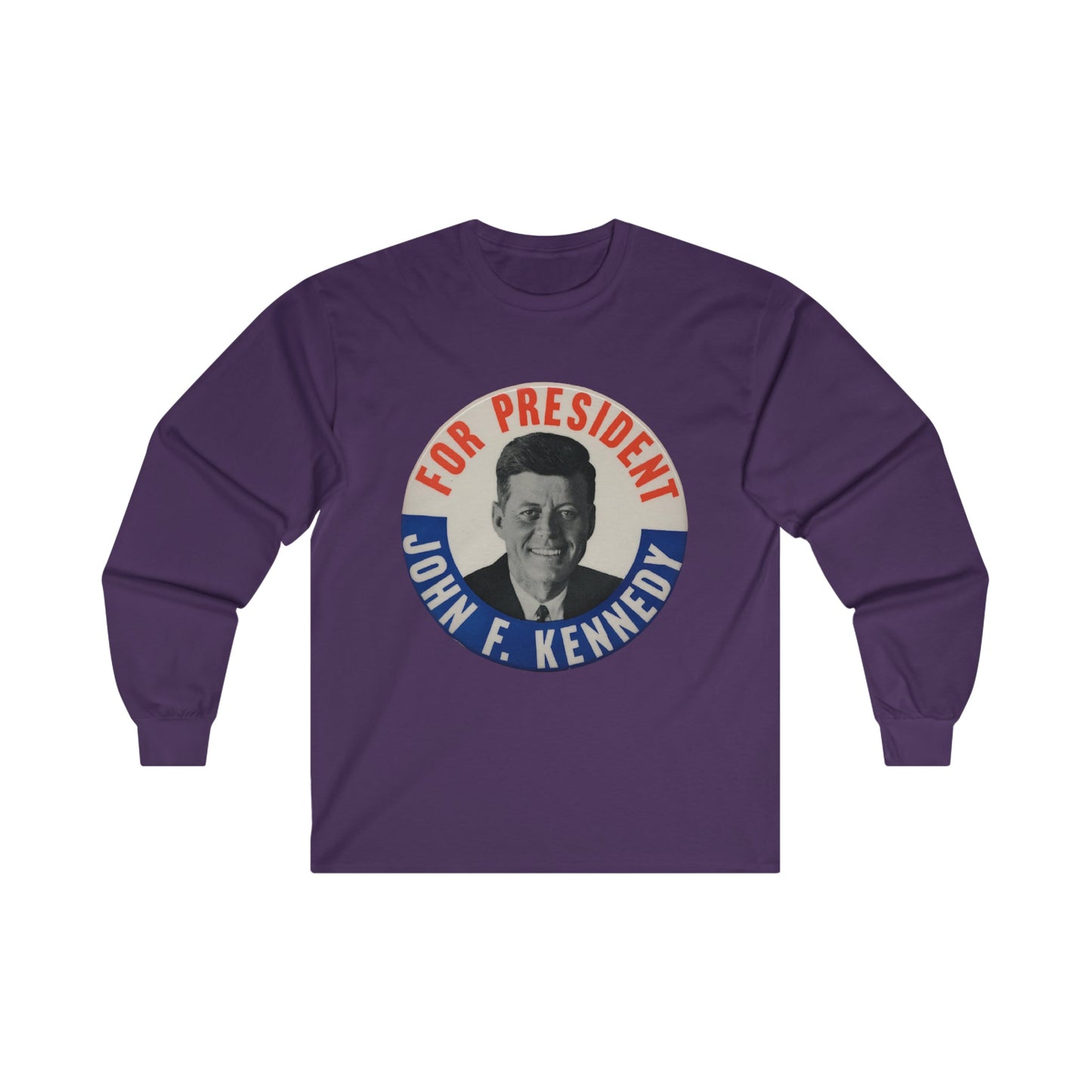 John F. Kennedy For President Long Sleeve Tee - One Small Step History