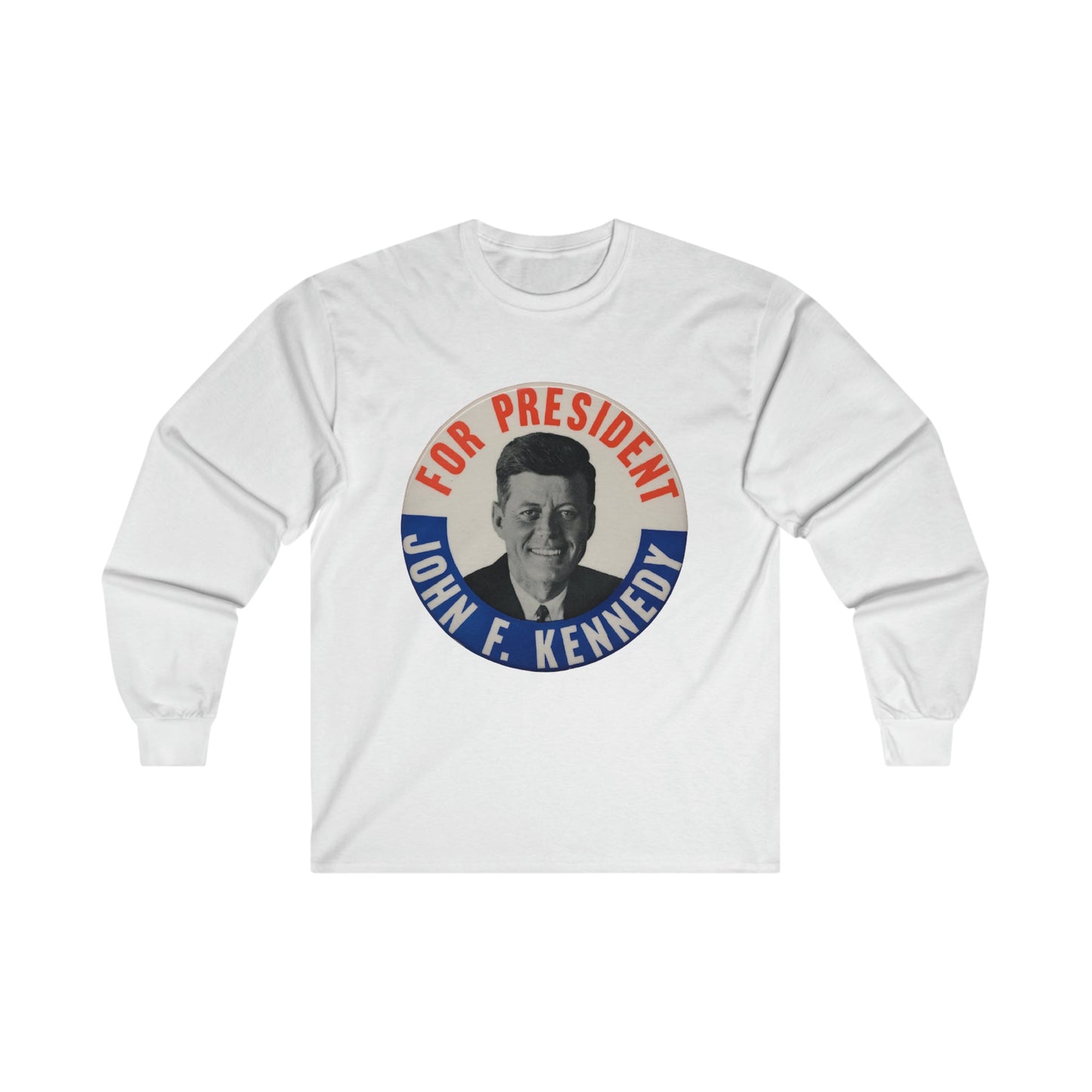 John F. Kennedy For President Long Sleeve Tee - One Small Step History