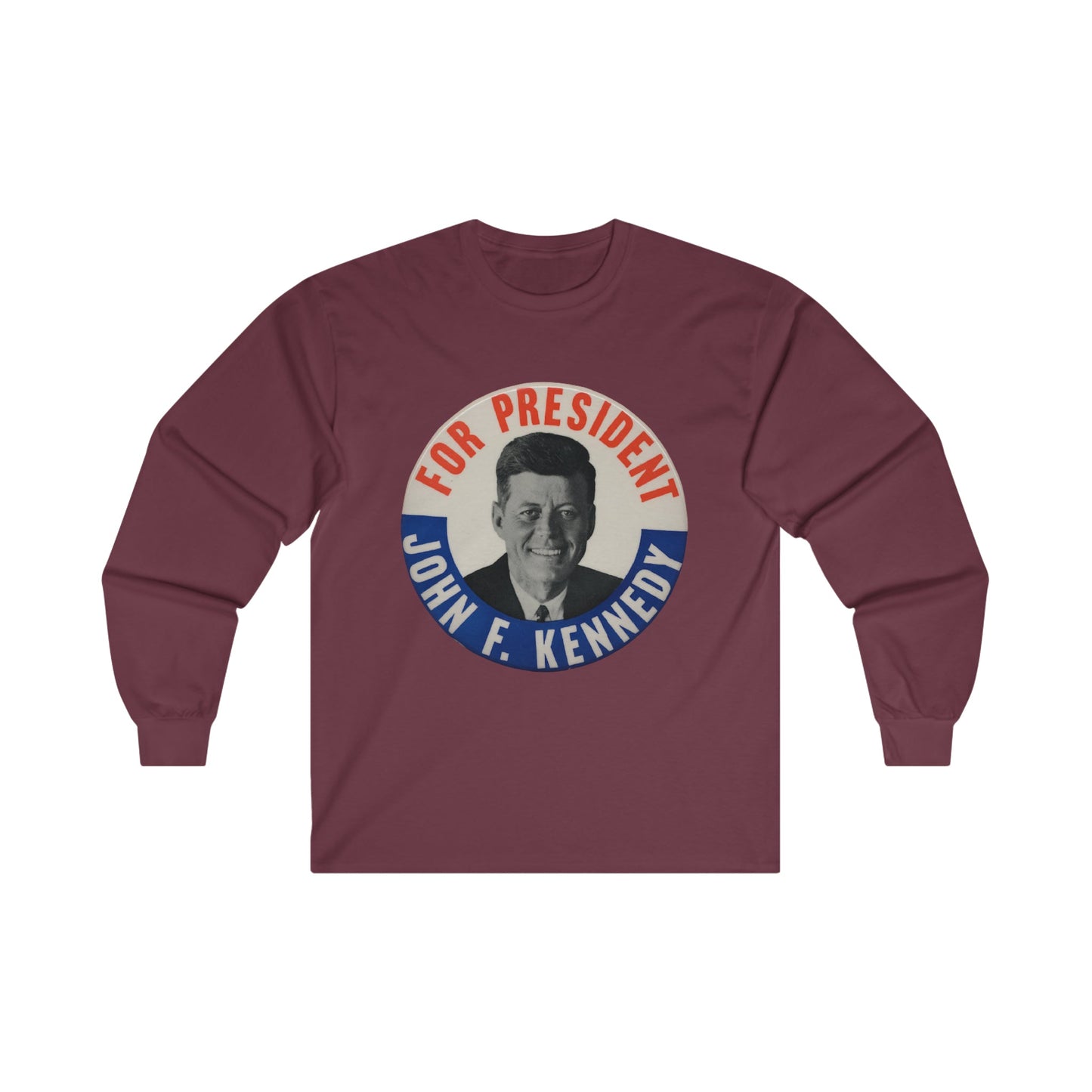John F. Kennedy For President Long Sleeve Tee - One Small Step History