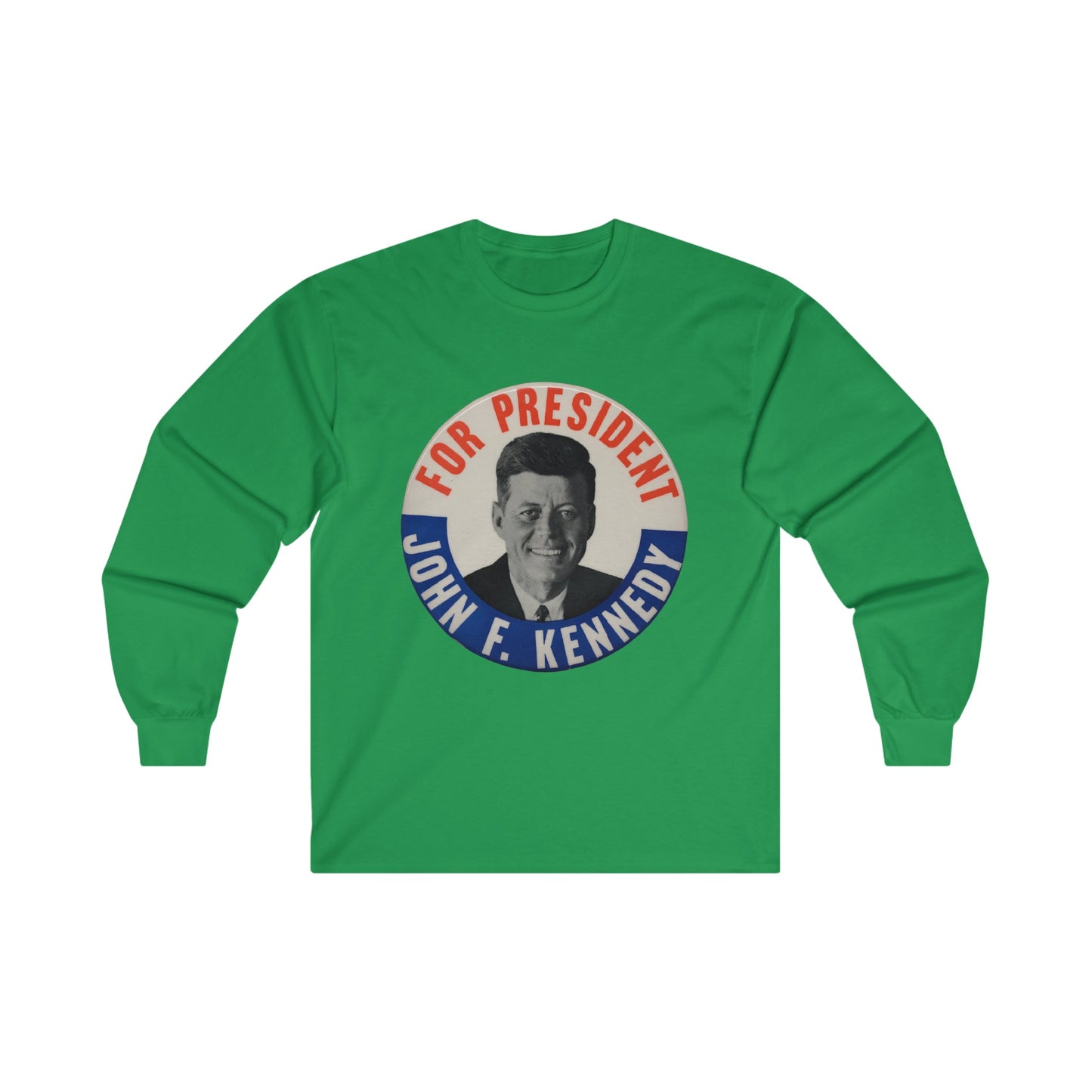 John F. Kennedy For President Long Sleeve Tee - One Small Step History