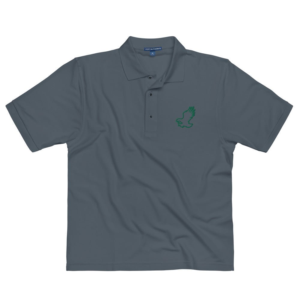 Men's Premium Polo with Eagle - One Small Step History