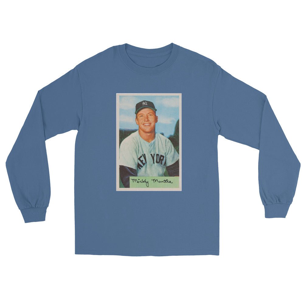 Mickey Mantle Long Sleeve Shirt - One Small Step History