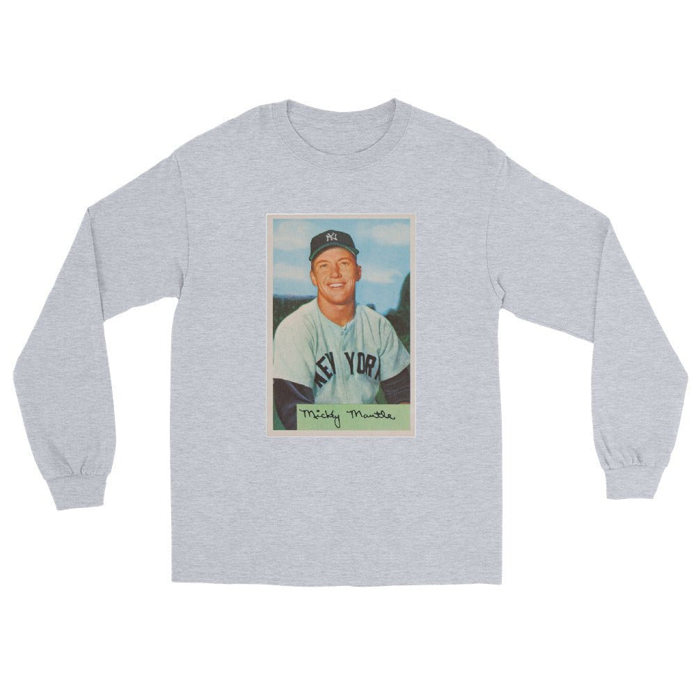 Mickey Mantle Long Sleeve Shirt - One Small Step History