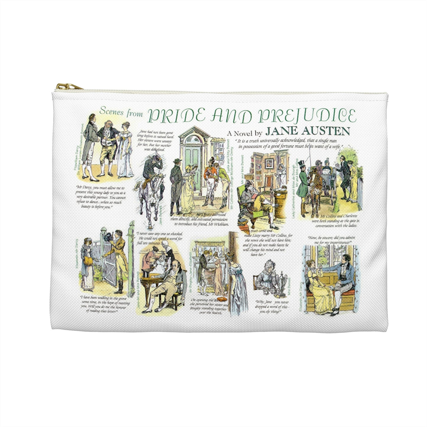 Pride and Prejudice Accessory Pouch