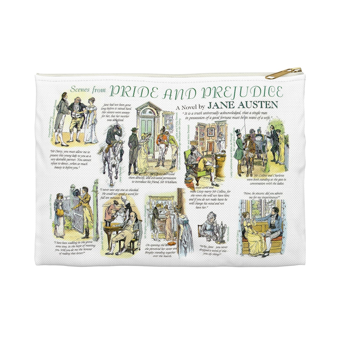 Pride and Prejudice Accessory Pouch